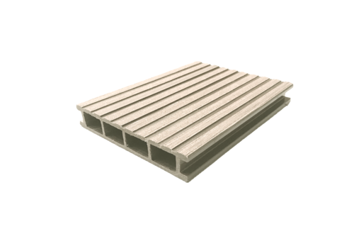 Террасная доска ECODECKING HIT из ДПК цвета Слоновая кость купить в Казани