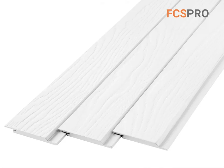 Фиброцементный сайдинг FCSPRO Click Shtil F01 (Белый минерал) купить в Казани