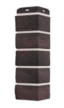 Угол наружный Grand Line, Состаренный кирпич Design Plus, Кофе (Белый шов)