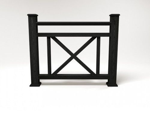 Ограждение из древесно-полимерного композита FG2 кварц купить в Казани