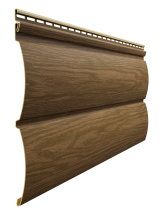 Виниловый сайдинг Docke, Монреаль Блок-Хаус D4.7T, Миндаль