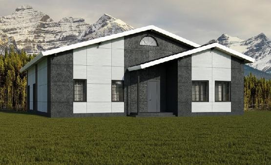 Фиброцементный сайдинг Roofas Board Stone Цвет Антрацит купить в Казани