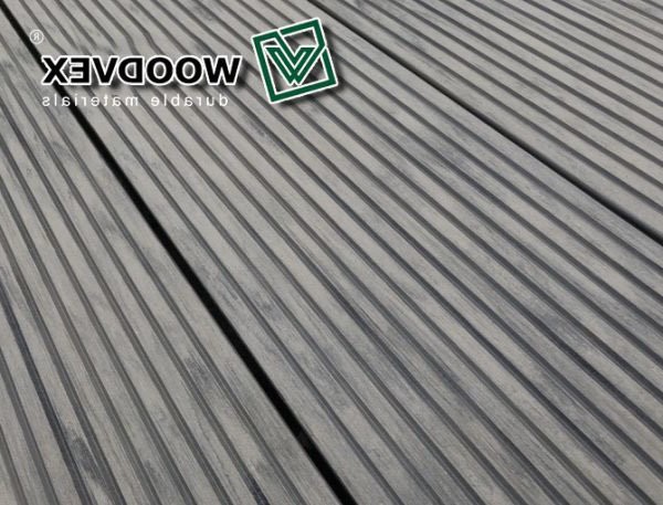 Террасная доска WOODVEX Select серого цвета &amp;quot;Дым&amp;quot; из ДПК купить в Казани
