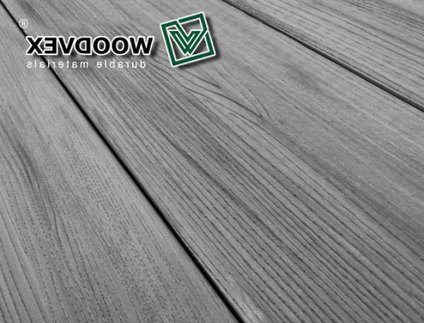 Террасная доска WOODVEX Select серого цвета &amp;quot;Дым&amp;quot; из ДПК купить в Казани