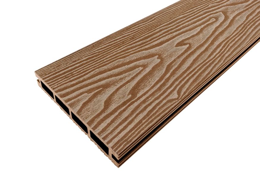 Террасная доска Holzhof, NauticPrime (Light) Esthetic Wood, Коричневый купить в Казани