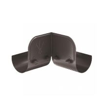 Ограничитель перелива угловой Aquasystem RR 32, тёмно-коричневый, 125/90