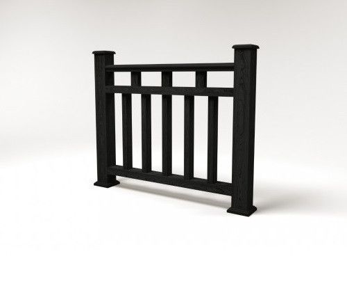 Ограждение из композитного древесно-полимерного материала FG1 кварц купить в Казани