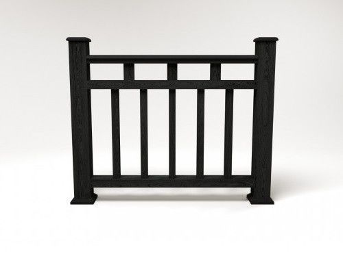 Ограждение из композитного древесно-полимерного материала FG1 кварц купить в Казани