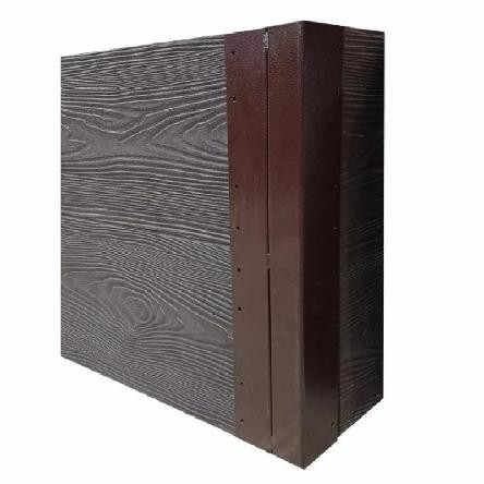 Доска для грядок NauticPrime EstheticWood 3D в цвете Венге, размер 445х35х2950 мм купить в Казани