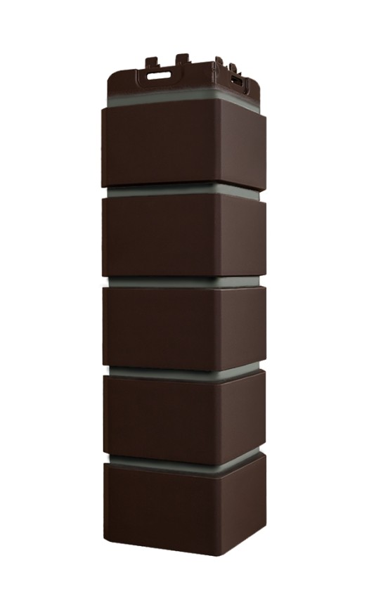 Угол Grand Line, Клинкерный кирпич Design, Цвет Шоколад. купить в Казани