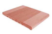 Ступень из ДПК АЙ-ТЕХПЛАСТ терракотового цвета