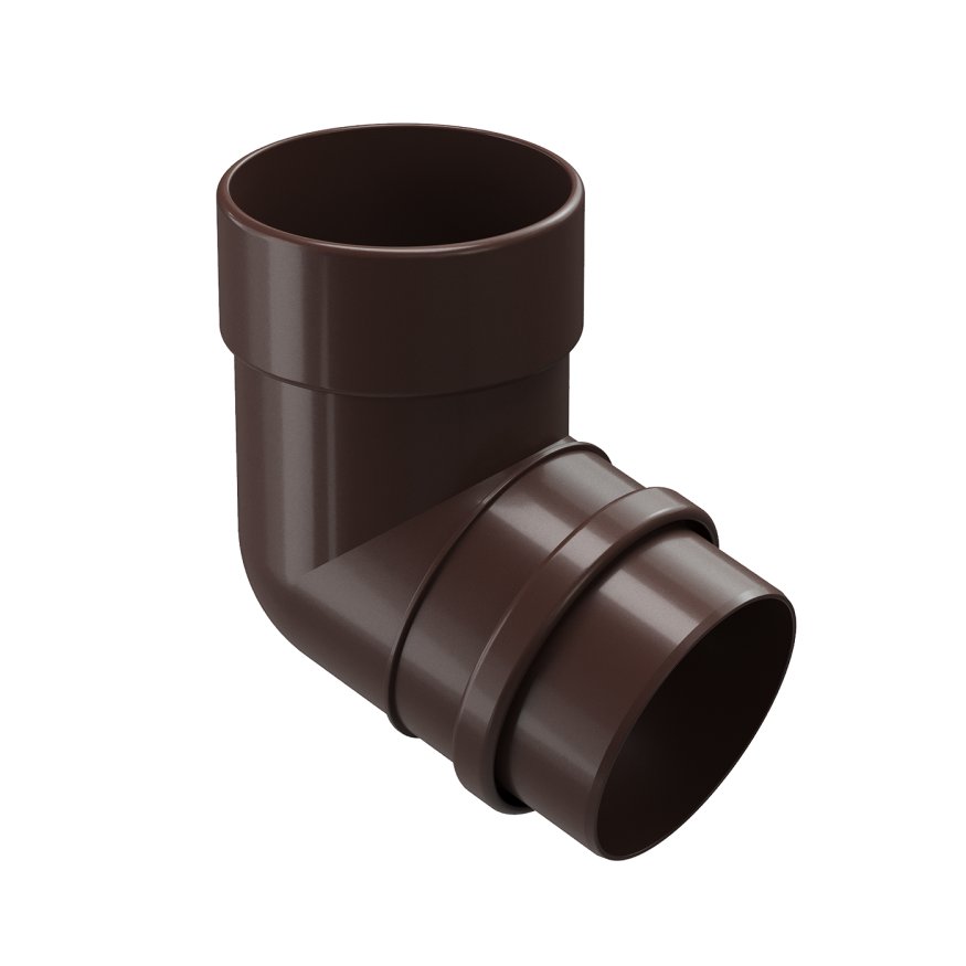 Колено водосточное 72˚ Docke Lux, Шоколад купить в Казани