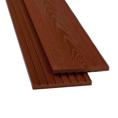 Заборная доска из композитного материала ECODECKING в терракотовом цвете купить в Казани