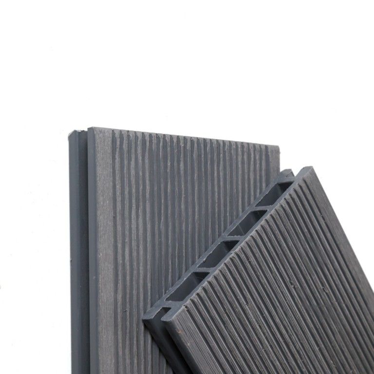 Террасная доска Экодекинг Титан 3D, Серый купить в Казани