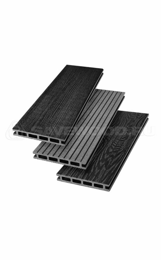 Террасная доска ДПК SaveWood, SW Carpinus (R), Черный купить в Казани