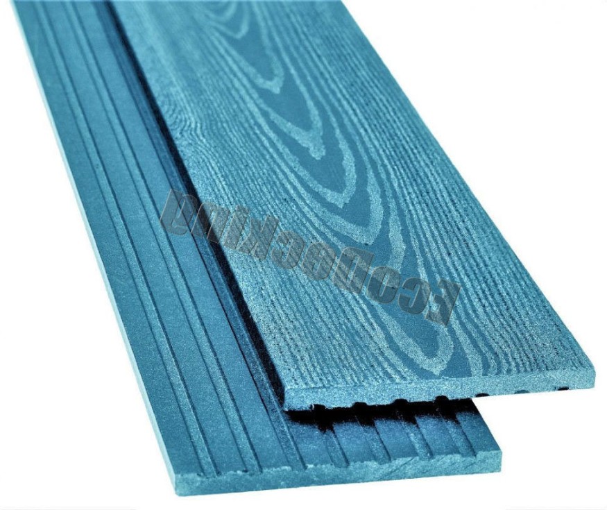Заборная доска из ДПК ECODECKING с лазурным покрытием купить в Казани