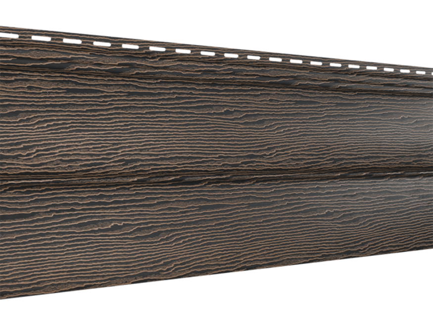 Виниловый сайдинг Ю-пласт, TimberBlock Дуб, Мореный. купить в Казани
