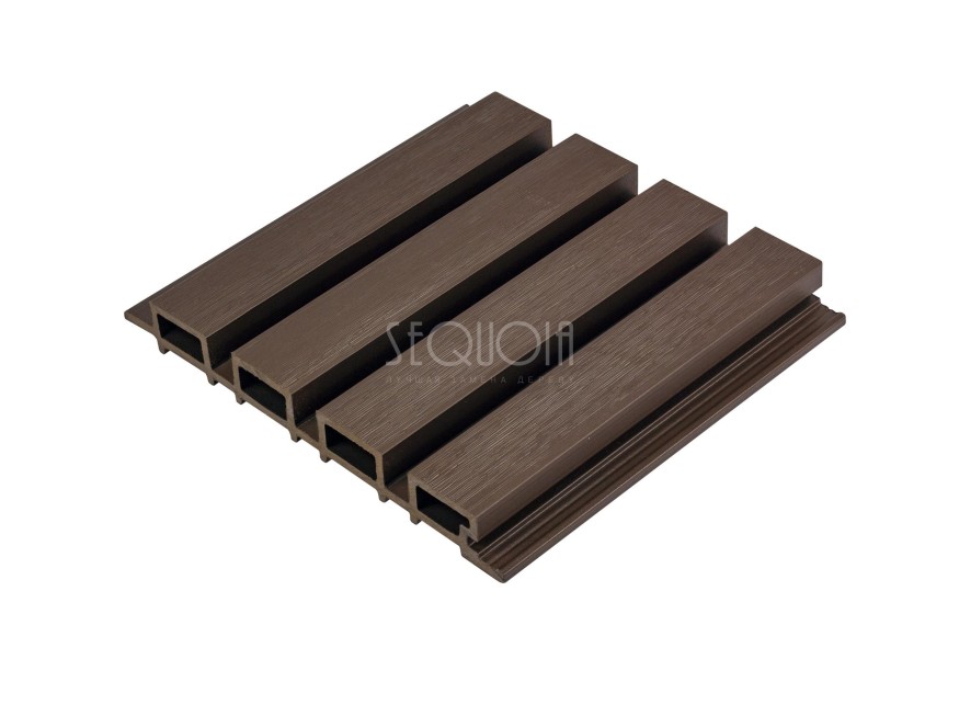 Доска фасадная SEQUOIA co-extrusion Коричневая купить в Казани
