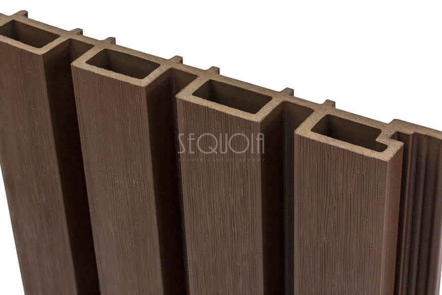 Доска фасадная SEQUOIA co-extrusion Коричневая купить в Казани