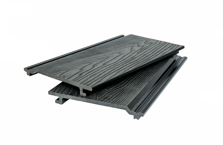 Фасадная доска из ДПК 3D WOOD Черный купить в Казани