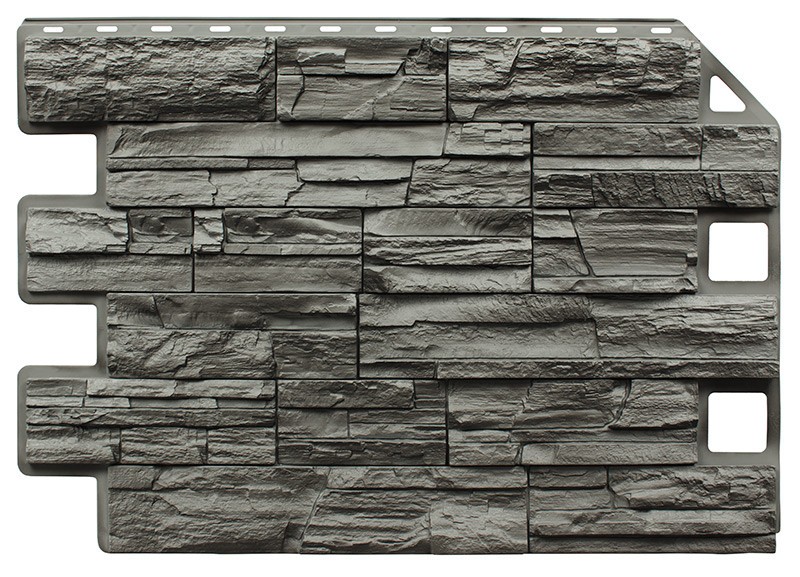 Фасадная панель Royal Stone, Скалистый камень, Квебек. купить в Казани