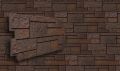 Фасадная панель VOX Sandstone (Сандстоун) в темно-коричневом цвете купить в Казани