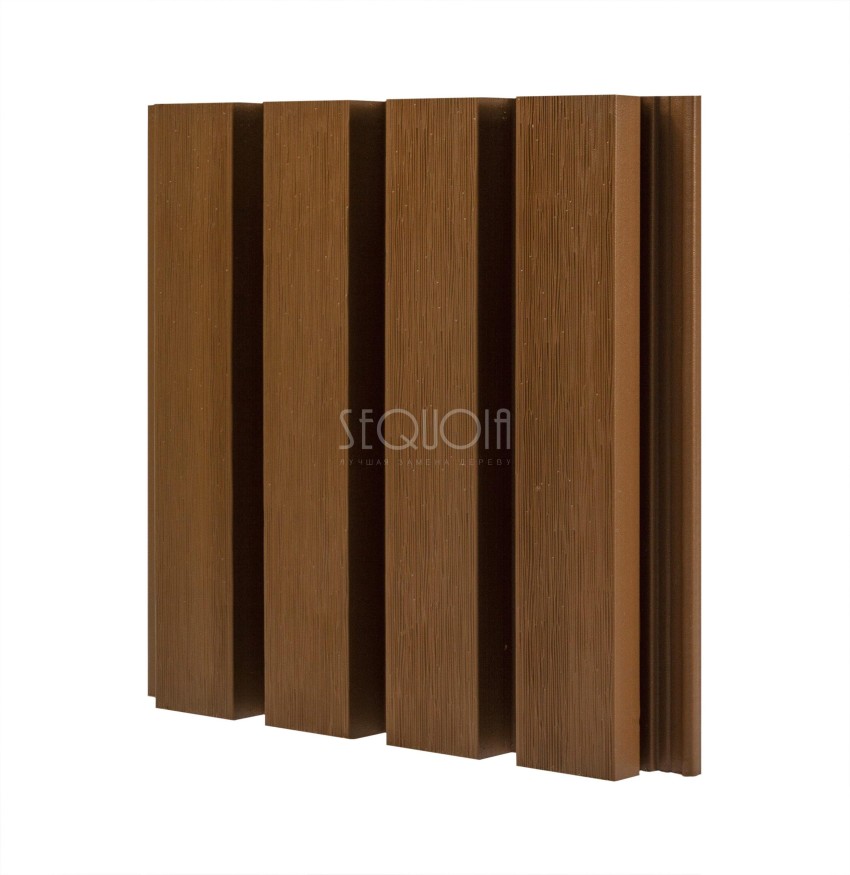 Доска фасадная SEQUOIA co-extrusion Светло-коричневая купить в Казани