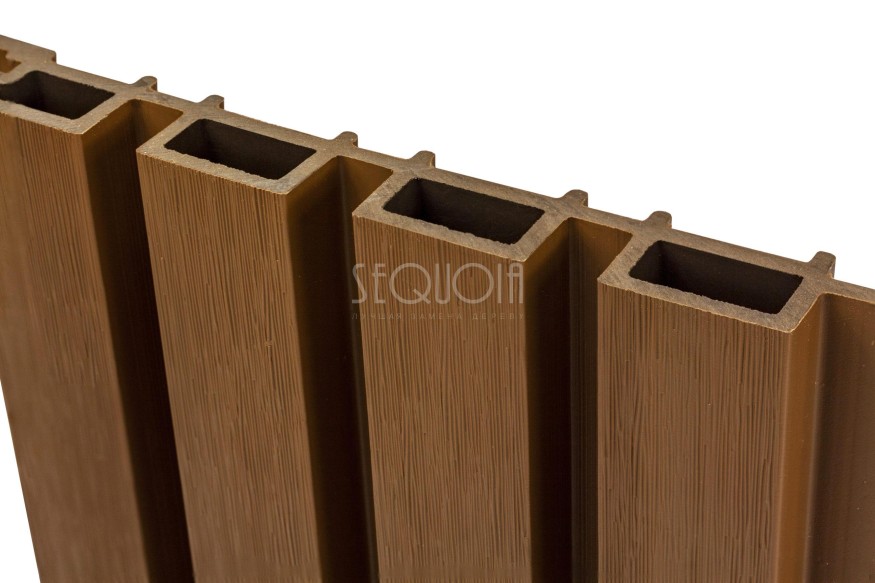 Доска фасадная SEQUOIA co-extrusion Светло-коричневая купить в Казани