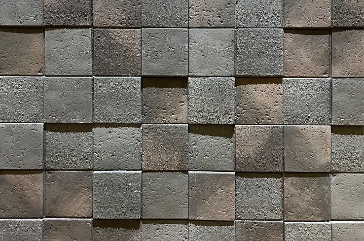 Фиброцементные панели КАНЬОН коллекция 3D-МОЗАЙКА 45 купить в Казани