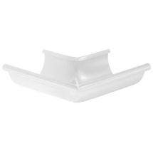 Угол желоба внешний 90°, RR 20 Мраморно-белый 125/90