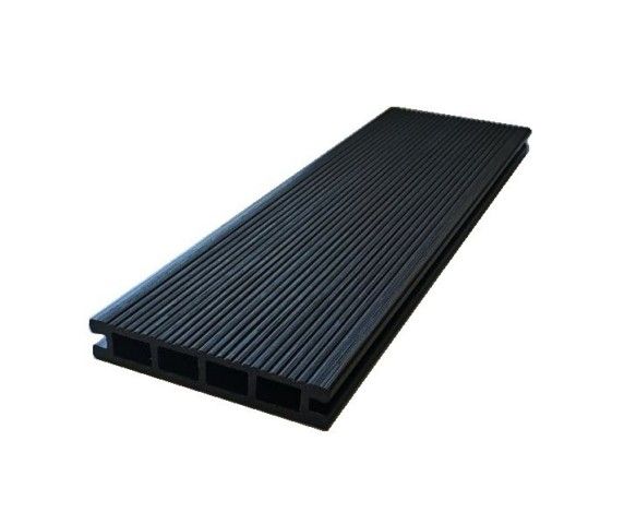 Террасная доска Экодекинг Титан 3D, Антрацит купить в Казани