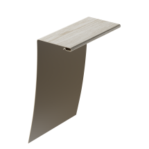 Универсальный профиль для окон Docke 89/254 мм, цвет Орех