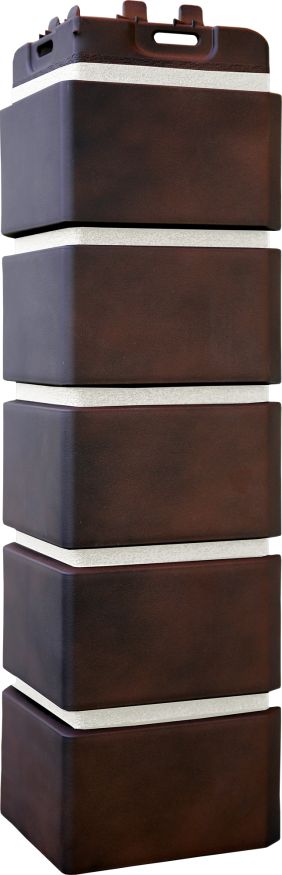 Угол наружный Grand Line, Клинкерный кирпич Design Plus, Кофе с белым швом купить в Казани