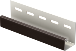 J-планка Ю-пласт Софит PRO, Темно-коричневый