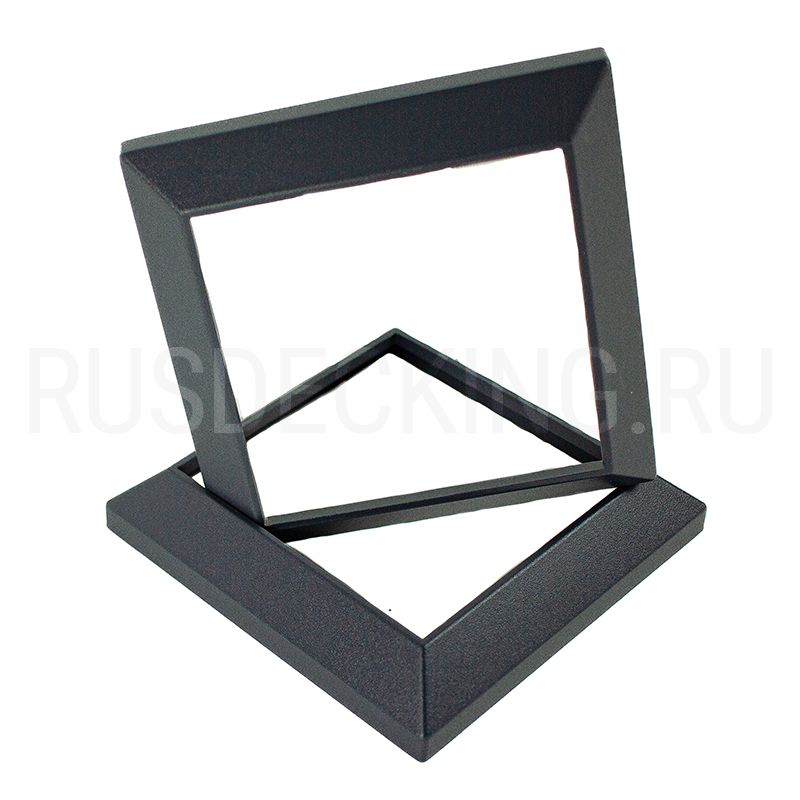 Рамка столба ограждения RusDecking Unodeck Графит купить в Казани