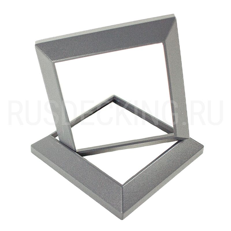 Рамка столба ограждения RusDecking Unodeck Серый купить в Казани