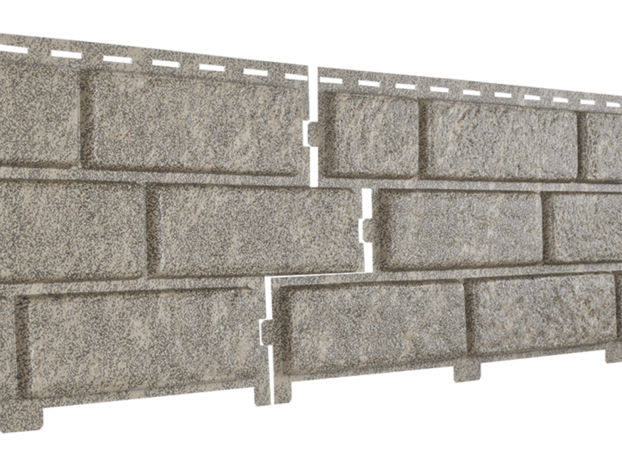 Фасадные панели Ю-Пласт, Стоун Хаус Кирпич, Бежевый купить в Казани