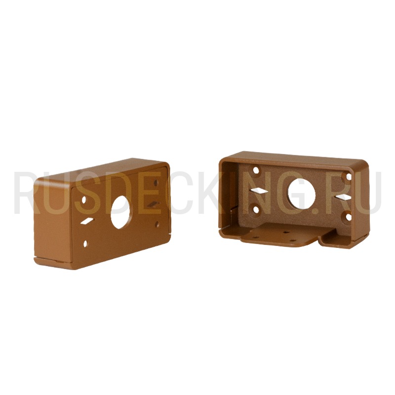 Комплект крепления перил прямое RusDecking Unodeck Орех купить в Казани