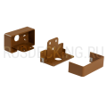 Комплект крепления перил прямое RusDecking Unodeck Орех купить в Казани