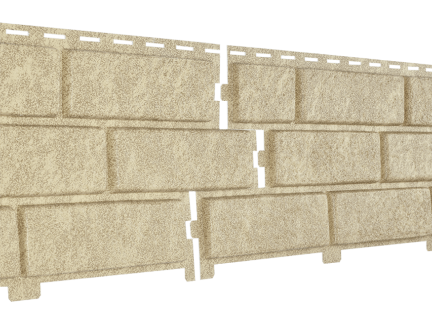 Фасадные панели Ю-Пласт, Стоун Хаус Кирпич, Песочный купить в Казани