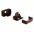 Комплект крепления перил прямое RusDecking Unodeck Венге купить в Казани