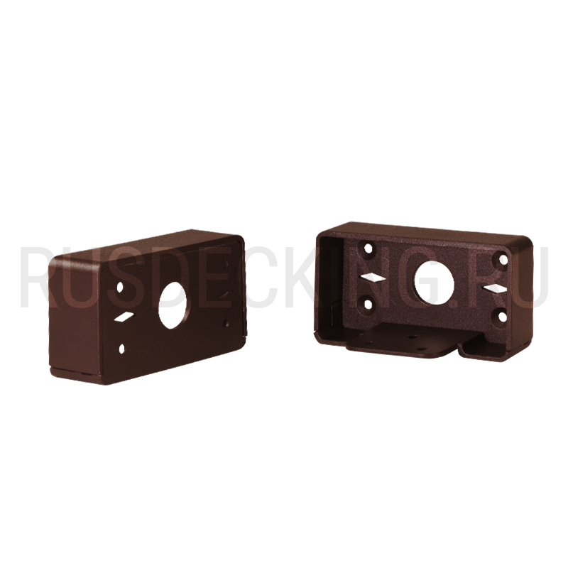 Комплект крепления перил прямое RusDecking Unodeck Венге купить в Казани