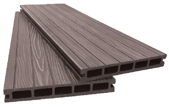 Террасная доска ДПК 3D AYTECHPLAS 160x22 шоколадная купить в Казани