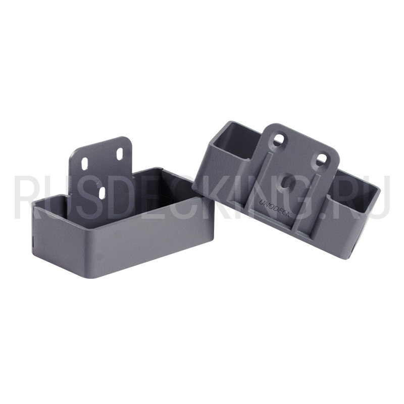 Комплект крепления перил прямое RusDecking Unodeck Серый купить в Казани