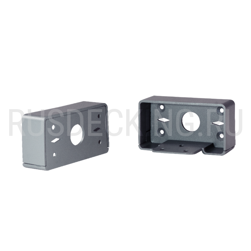 Комплект крепления перил прямое RusDecking Unodeck Серый купить в Казани