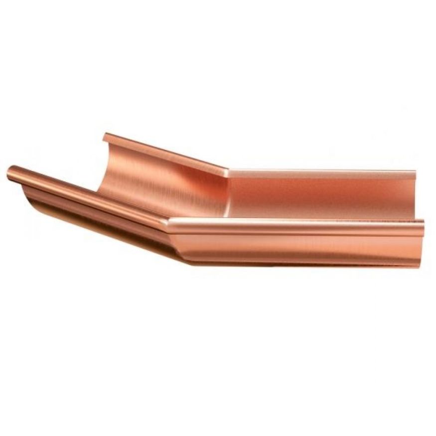 Наружный угол желоба 135° Aquasystem, медь 125/90 купить в Казани