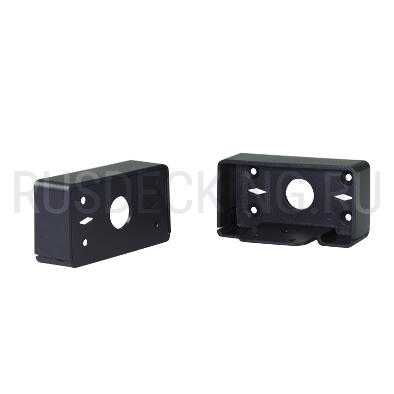 Комплект крепления перил прямое RusDecking Unodeck Графит купить в Казани