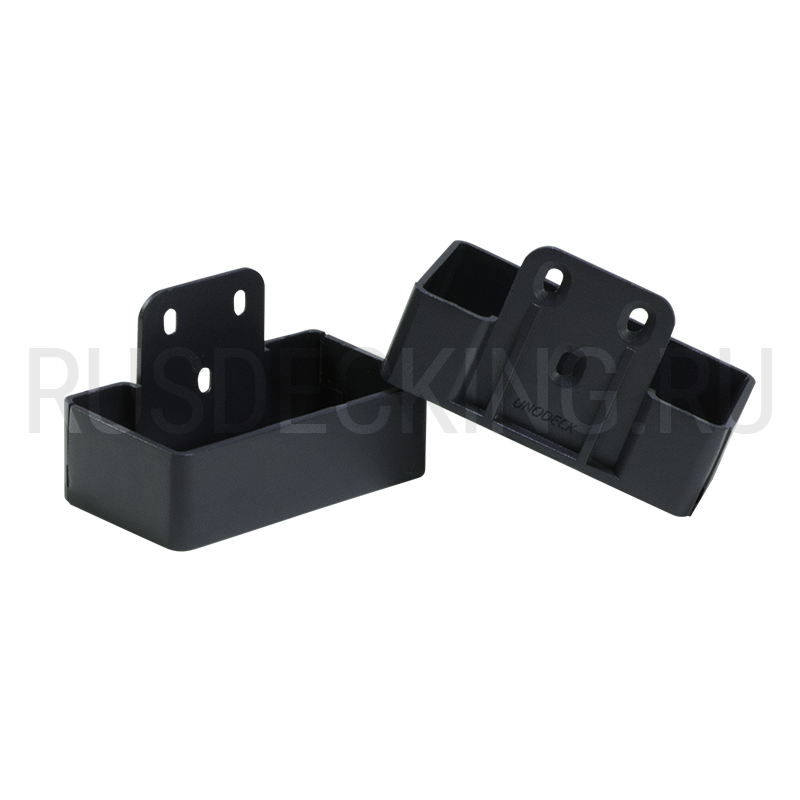 Комплект крепления перил прямое RusDecking Unodeck Графит купить в Казани