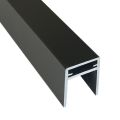 Алюминиевый П-профиль EasyDecking Черное дерево купить в Казани