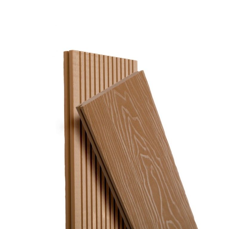 Террасная доска Экодекинг Топ полнотелая, Бронза купить в Казани